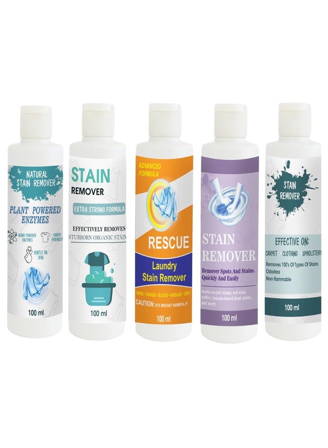 مجموعة مزيلات البقع من توفوس: مزيل بقع القمصان، والدمى، والبرتقالي، والبنفسجي، والسماء | محلول تنظيف متعدد الأسطح للملابس والأقمشة والمفروشات (100 غرام لكل عبوة) - Image 1